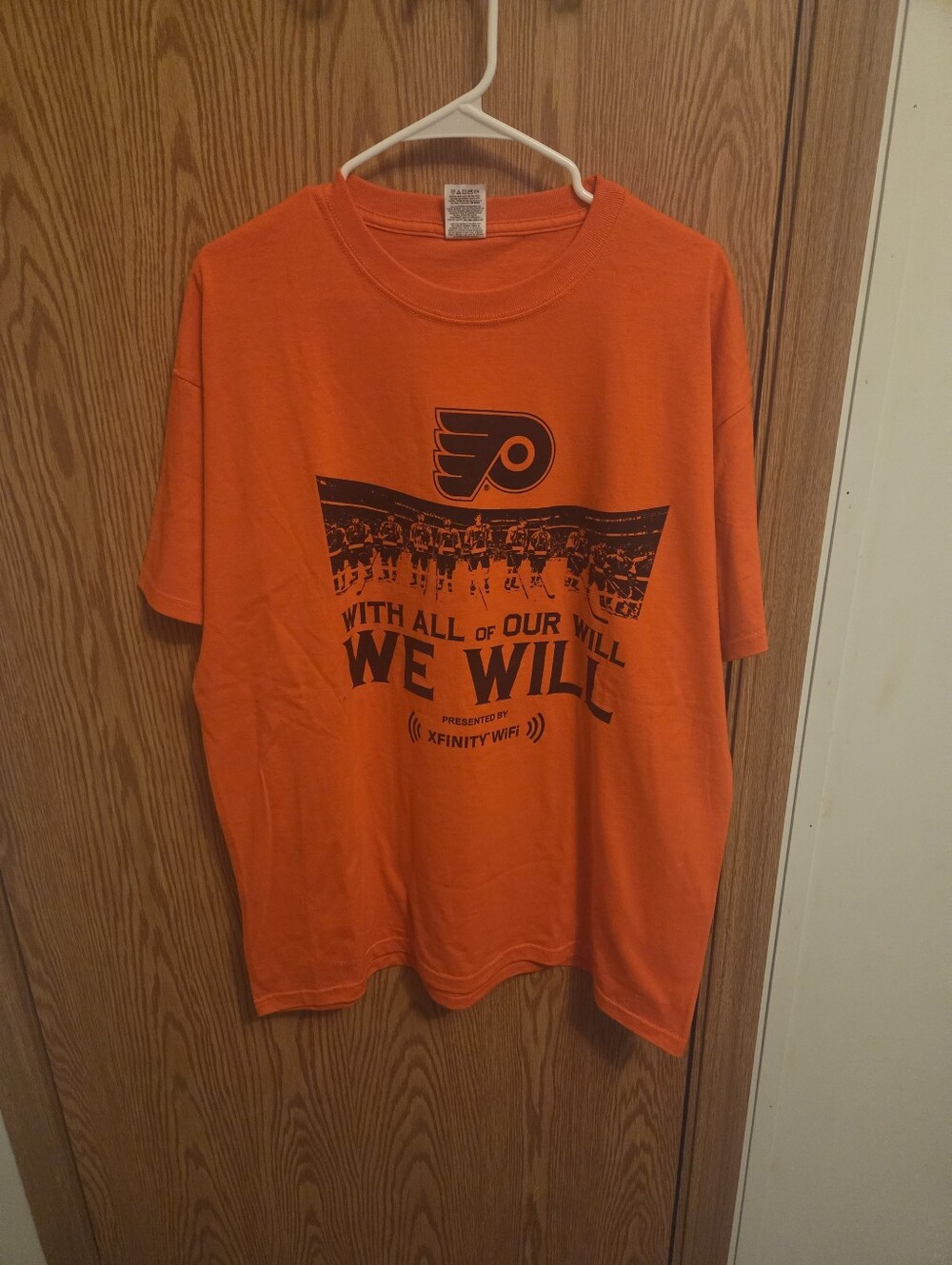 Jerzees Philadephia Flyers Playoffs Shirt Sz XL Men's NWOT NHL